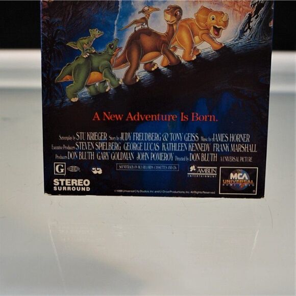 The Land Before Time VHS Video Tape MCA Universal 1988 Dinosaurs Movie - Picture 5 of 5